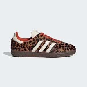 Adidas Men's Brown Leopard Sneakers
